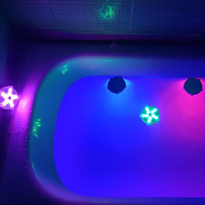 DeeprBetter Floating Pool Lights,Color Changing Waterproof Hot Tub Lights,3.3" Hot tub Accessories,Magnet Led Pool Light for Above Ground Pools,Floating Light for Pond,Bath,Spa,Shower-3pcs - Image 3